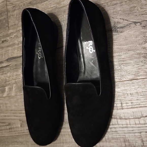 Vero Cuoio Signature Black Loafers 9.5 - Picture 3 of 4